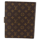 LOUIS VUITTON Monogram Agenda GM Terminplanerhülle R20006 LV Auth 148056-2