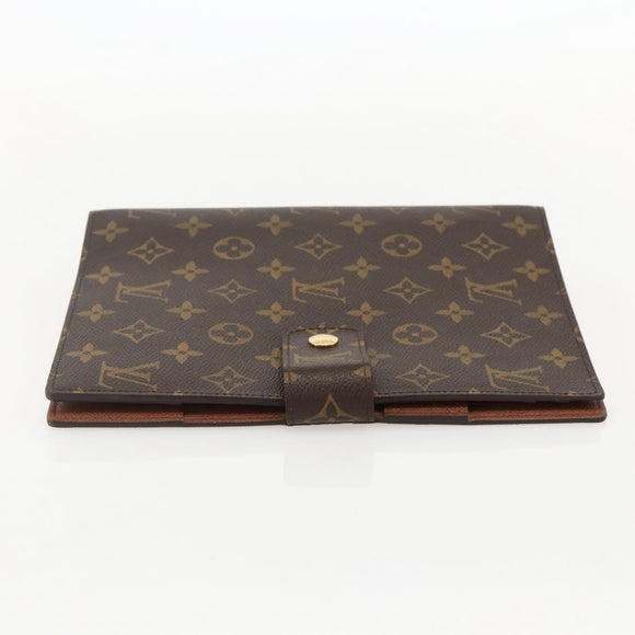 LOUIS VUITTON Monogram Agenda GM Terminplanerhülle R20006 LV Auth 148056