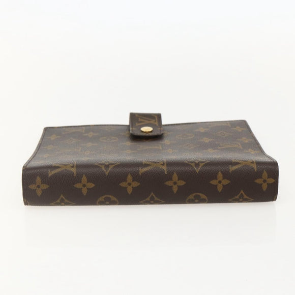 LOUIS VUITTON Monogram Agenda GM Terminplanerhülle R20006 LV Auth 148056