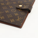 LOUIS VUITTON Monogram Agenda GM Terminplanerhülle R20006 LV Auth 148056-14