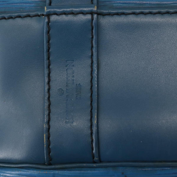 LOUIS VUITTON Epi Randonnee GM Shoulder Bag Blue M43085 LV Auth 148058