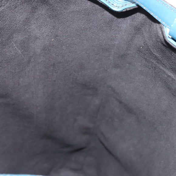 LOUIS VUITTON Epi Randonnee GM Shoulder Bag Blue M43085 LV Auth 148058