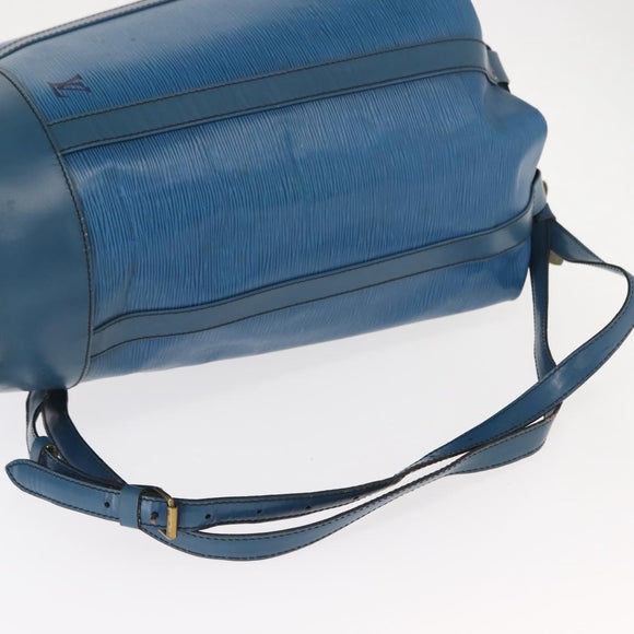 LOUIS VUITTON Epi Randonnee GM Shoulder Bag Blue M43085 LV Auth 148058