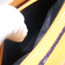 LOUIS VUITTON Epi Sac Plat Hand Bag Yellow M52079 LV Auth 148061-11