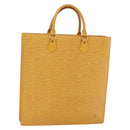 LOUIS VUITTON Epi Sac Plat Hand Bag Yellow M52079 LV Auth 148061-1