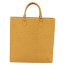 LOUIS VUITTON Epi Sac Plat Hand Bag Yellow M52079 LV Auth 148061-13