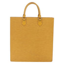 LOUIS VUITTON Epi Sac Plat Hand Bag Yellow M52079 LV Auth 148061-2