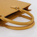 LOUIS VUITTON Epi Sac Plat Hand Bag Yellow M52079 LV Auth 148061-7