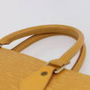 LOUIS VUITTON Epi Sac Plat Hand Bag Yellow M52079 LV Auth 148061-8