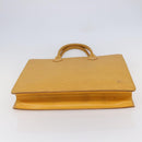 LOUIS VUITTON Epi Sac Plat Hand Bag Yellow M52079 LV Auth 148061-5