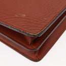 LOUIS VUITTON Epi Serviette Ambassador Business Bag Brown M54413 LV Auth 148062-9