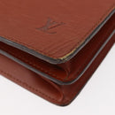 LOUIS VUITTON Epi Serviette Ambassador Business Bag Brown M54413 LV Auth 148062-14