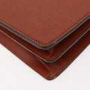 LOUIS VUITTON Epi Serviette Ambassador Business Bag Brown M54413 LV Auth 148062-16