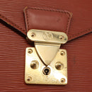 LOUIS VUITTON Epi Serviette Ambassador Business Bag Brown M54413 LV Auth 148062-17