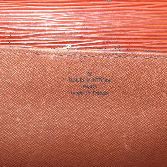 LOUIS VUITTON Epi Serviette Ambassador Business Bag Brown M54413 LV Auth 148062