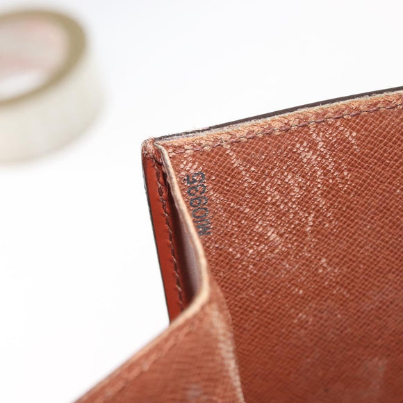 LOUIS VUITTON Epi Serviette Ambassador Business Bag Brown M54413 LV Auth 148062