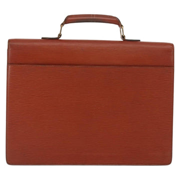 LOUIS VUITTON Epi Serviette Ambassador Business Bag Brown M54413 LV Auth 148062 - 0