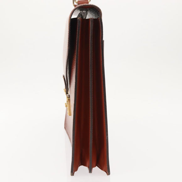 LOUIS VUITTON Epi Serviette Ambassador Business Bag Brown M54413 LV Auth 148062