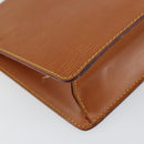 LOUIS VUITTON Epi Pochette Homme Bag Brown Zipangu Gold M52528 LV Auth 148065-16