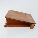 LOUIS VUITTON Epi Pochette Homme Bag Brown Zipangu Gold M52528 LV Auth 148065-3