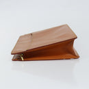 LOUIS VUITTON Epi Pochette Homme Bag Brown Zipangu Gold M52528 LV Auth 148065-4