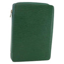 LOUIS VUITTON Epi Agenda Voyage Day Planner Cover Green LV Auth 148066-1