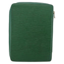 LOUIS VUITTON Epi Agenda Voyage Day Planner Cover Green LV Auth 148066-2