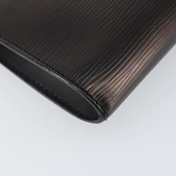 LOUIS VUITTON Epi Pochette Accessoires Accessory Pouch Black M52982 Auth 148067