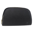LOUIS VUITTON Epi Dauphine GM Cosmetic Pouch Black M48432 LV Auth 148068-1
