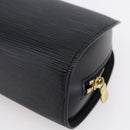 LOUIS VUITTON Epi Dauphine GM Cosmetic Pouch Black M48432 LV Auth 148068-15