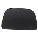 LOUIS VUITTON Epi Dauphine GM Cosmetic Pouch Black M48432 LV Auth 148068-13