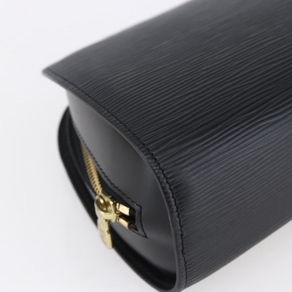 LOUIS VUITTON Epi Dauphine GM Cosmetic Pouch Black M48432 LV Auth 148068