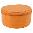 LOUIS VUITTON Epi Ecrin Bijoux 12 Jewelry Box Orange Mandarin LV Auth 148070-1