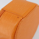 LOUIS VUITTON Epi Ecrin Bijoux 12 Jewelry Box Orange Mandarin LV Auth 148070-7