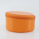 LOUIS VUITTON Epi Ecrin Bijoux 12 Jewelry Box Orange Mandarin LV Auth 148070-3