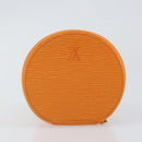LOUIS VUITTON Epi Ecrin Bijoux 12 Jewelry Box Orange Mandarin LV Auth 148070-5