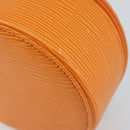 LOUIS VUITTON Epi Ecrin Bijoux 12 Jewelry Box Orange Mandarin LV Auth 148070-14
