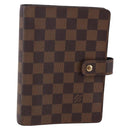 LOUIS VUITTON Damier Ebene Agenda MM Day Planner Cover R20240 LV Auth 148072-1