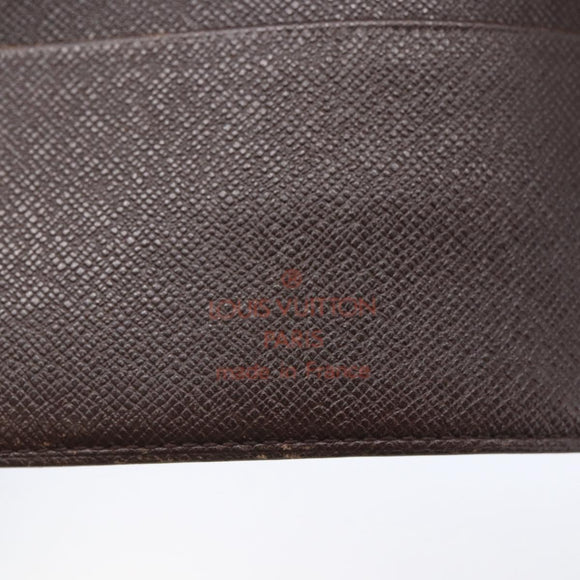 LOUIS VUITTON Damier Ebene Agenda MM Day Planner Cover R20240 LV Auth 148072