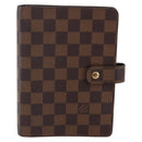 LOUIS VUITTON Damier Ebene Agenda MM Day Planner Cover R20240 LV Auth 148072-13