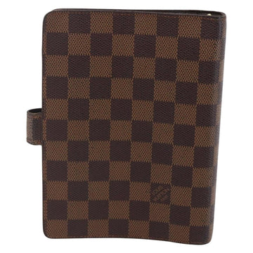 LOUIS VUITTON Damier Ebene Agenda MM Day Planner Cover R20240 LV Auth 148072 - 0