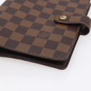 LOUIS VUITTON Damier Ebene Agenda MM Day Planner Cover R20240 LV Auth 148072-14