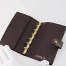 LOUIS VUITTON Damier Ebene Agenda PM Day Planner Cover 2Set R20700 Auth 148073-16