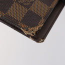 LOUIS VUITTON Damier Ebene Agenda PM Day Planner Cover 2Set R20700 Auth 148073-7