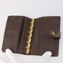 LOUIS VUITTON Damier Ebene Agenda PM Day Planner Cover 2Set R20700 Auth 148073-8