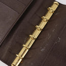 LOUIS VUITTON Damier Ebene Agenda PM Day Planner Cover 2Set R20700 Auth 148073-9