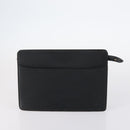 LOUIS VUITTON Epi Monogram Clutch Bag 4Set Black LV Auth 148075-12