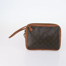 LOUIS VUITTON Epi Monogram Clutch Bag 4Set Black LV Auth 148075-17
