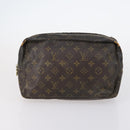 LOUIS VUITTON Epi Monogram Clutch Bag 4Set Black LV Auth 148075-2
