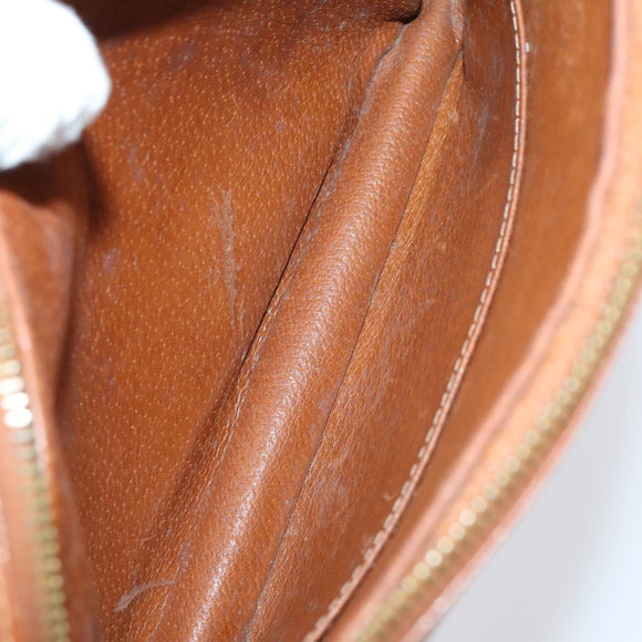 LOUIS VUITTON Epi Monogram Clutch Bag 4Set Black LV Auth 148075